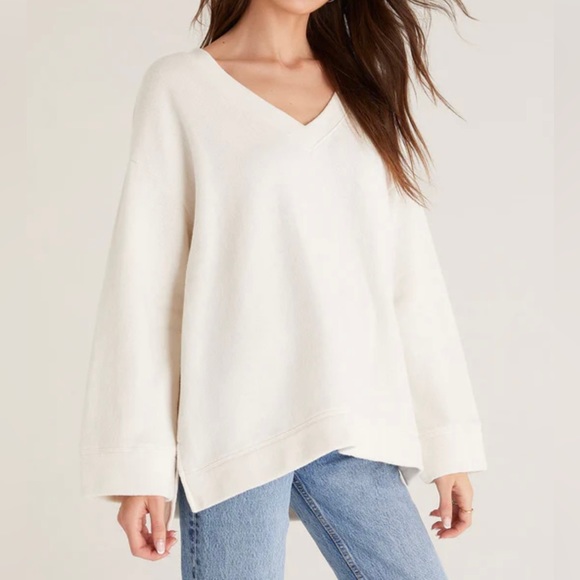 Z Supply Oversized Saturdays Sweatshirt main image 0